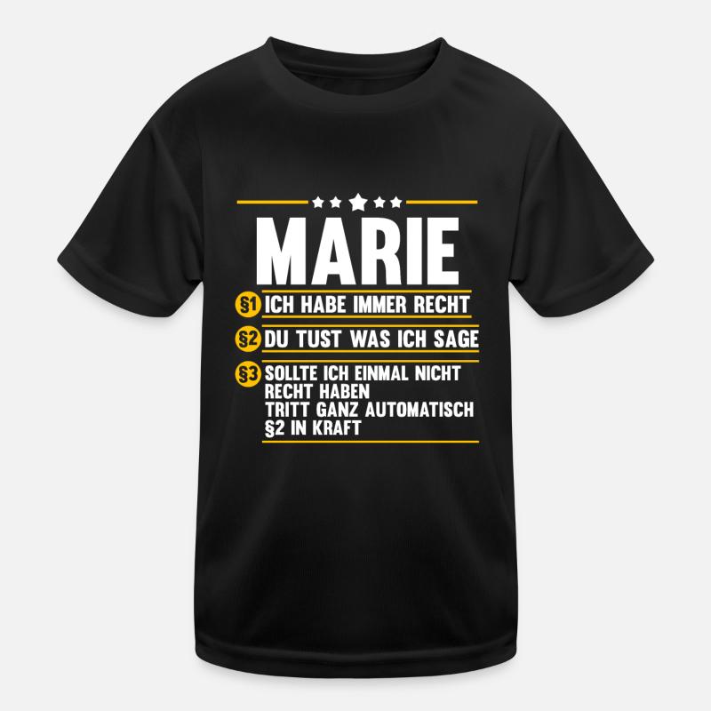 Marie Kinder Funktions-T-Shirt