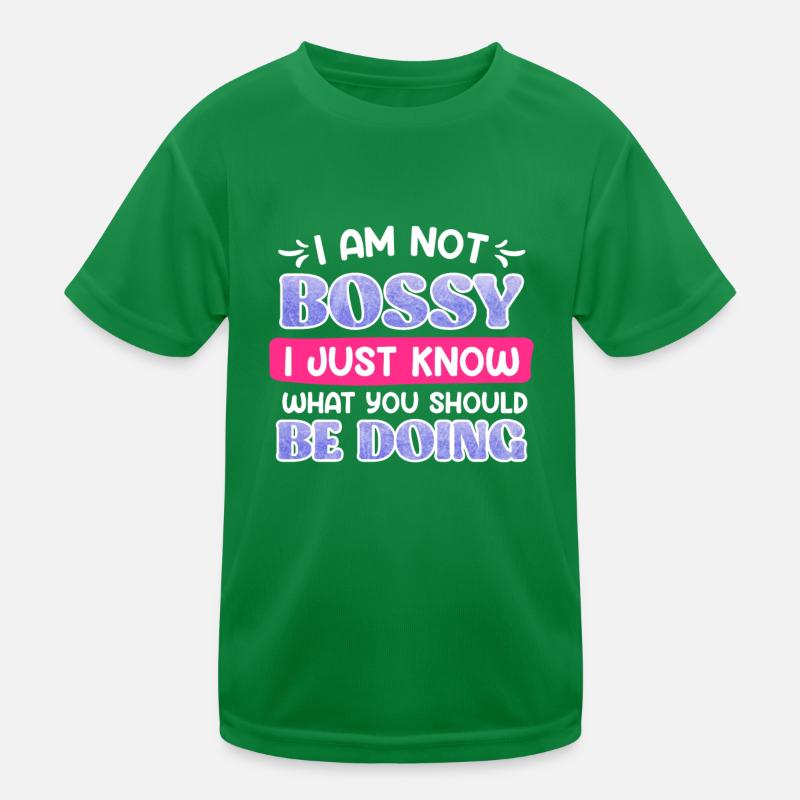 I´m not Bossy Mama Boss Muttertag Chefin Kinder Funktions-T-Shirt