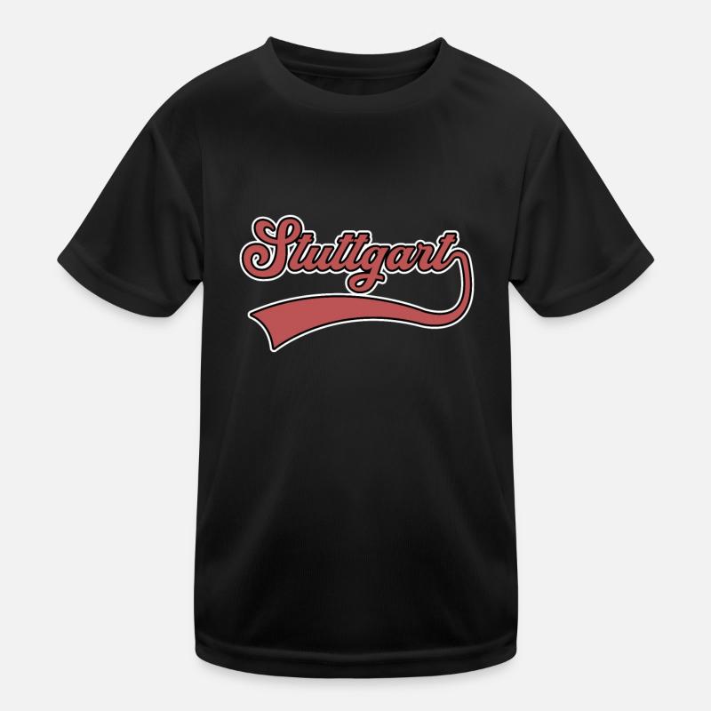 Stuttgart Schriftzug Kinder Funktions-T-Shirt