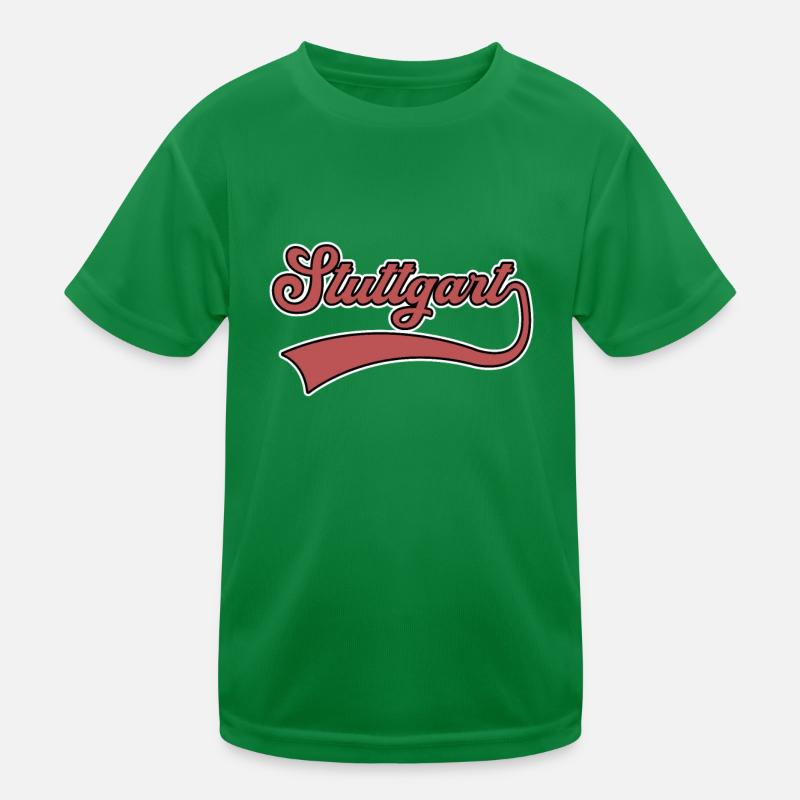 Stuttgart lettering Kids Functional T-Shirt