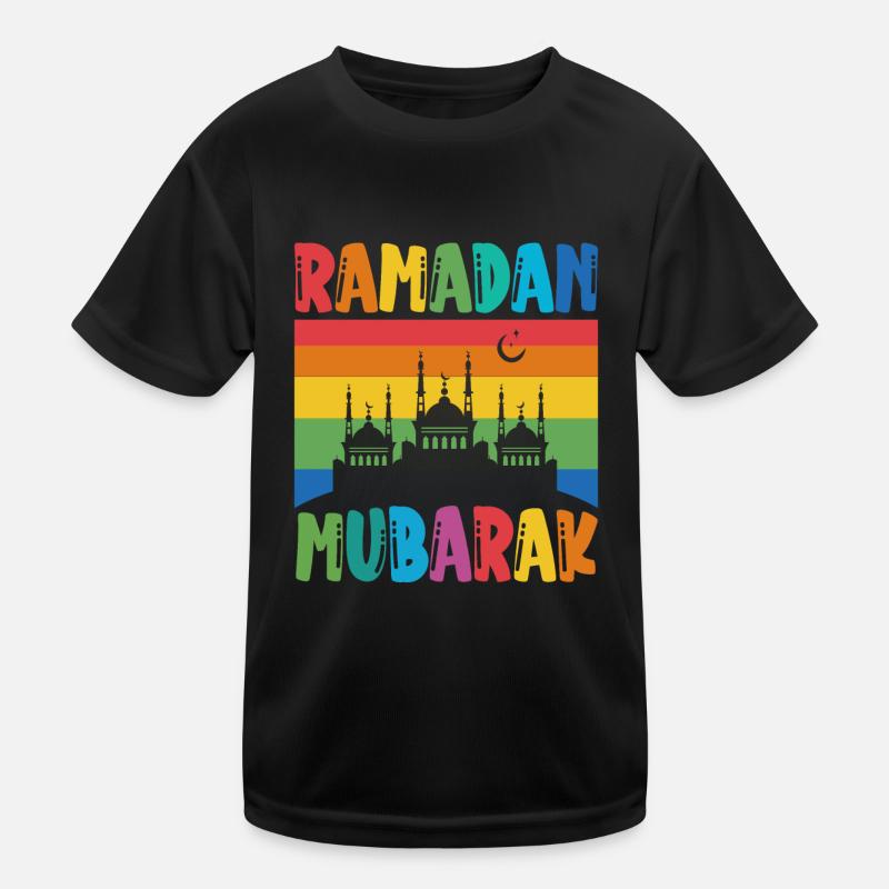 Ramadan Ramadan Mubarak Fasting Happy Ramadan Kids Functional T-Shirt