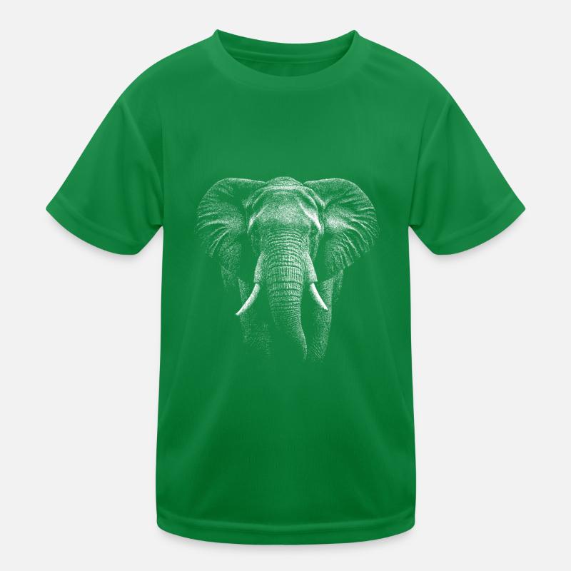 Realistic elephant design Kids Functional T-Shirt