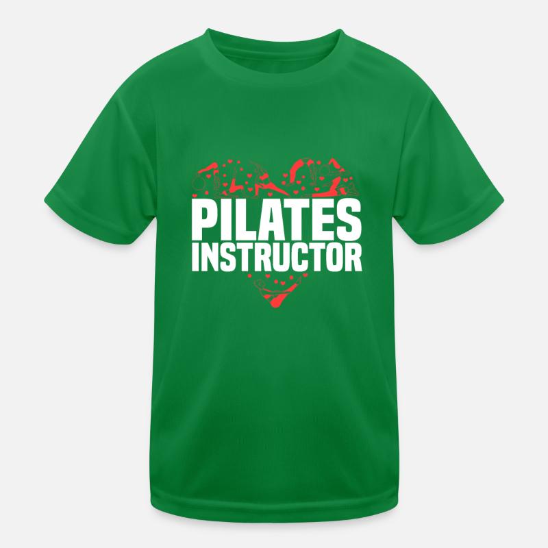 Pilates Lehrer Kinder Funktions-T-Shirt