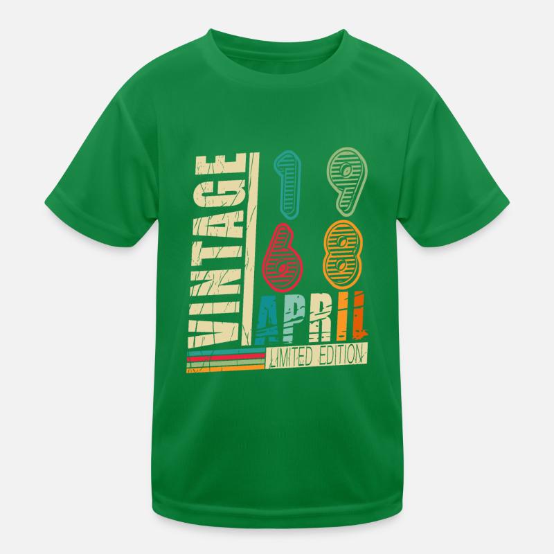 April 1968 Kids Functional T-Shirt