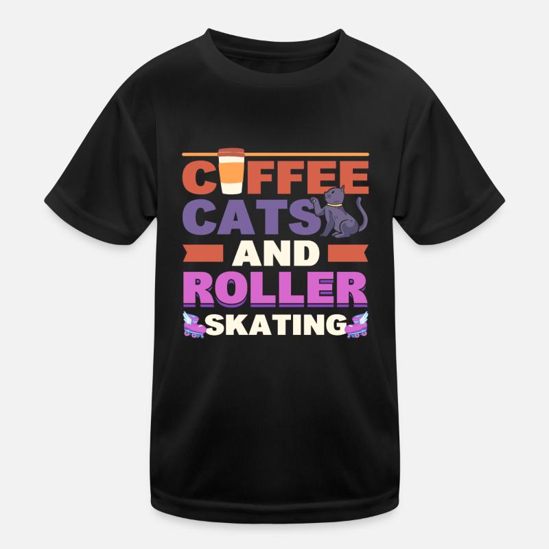 Roller Skating Roller Derby Roller Skating Sports T-shirt sport Enfant