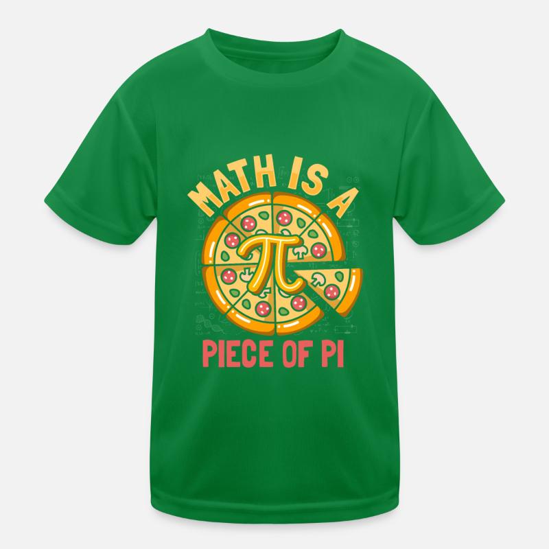 Mathe ist ein Stück PU, Torten-Mathematik-Spaß PU Kinder Funktions-T-Shirt