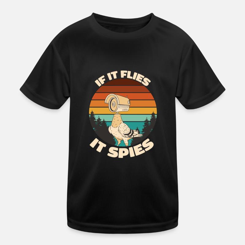 Pigeon espion T-shirt sport Enfant