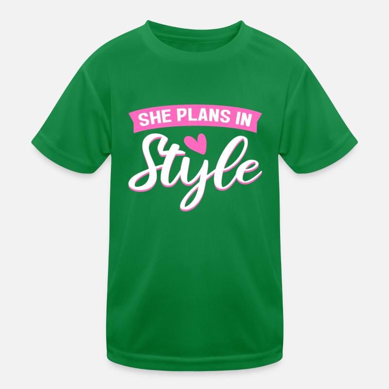 Elle planifie dans le style Interior Designer Interior T-shirt sport Enfant