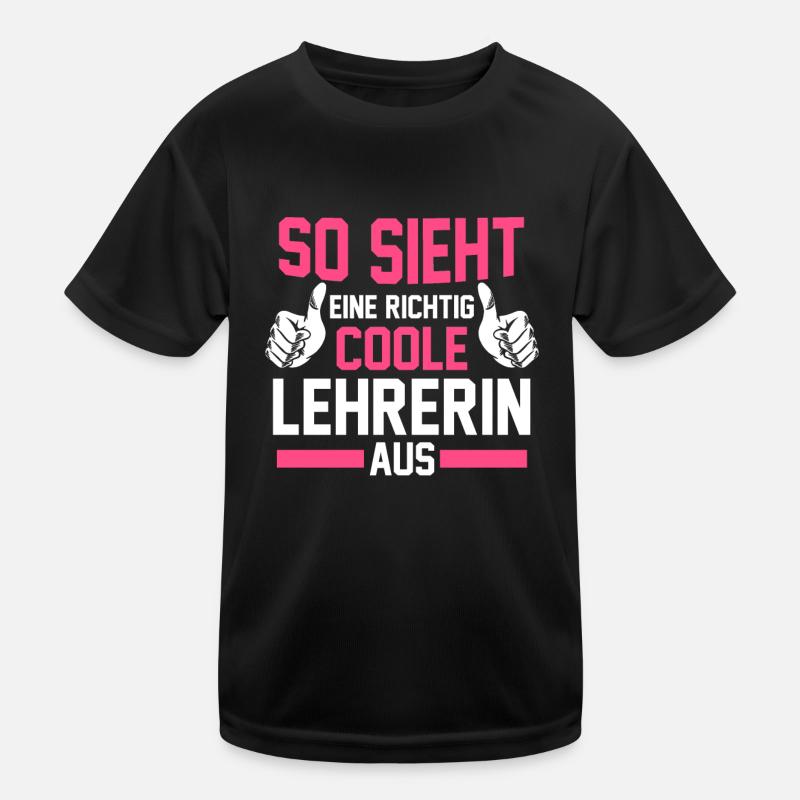 Schullehrerin Lehrerin Kinder Funktions-T-Shirt