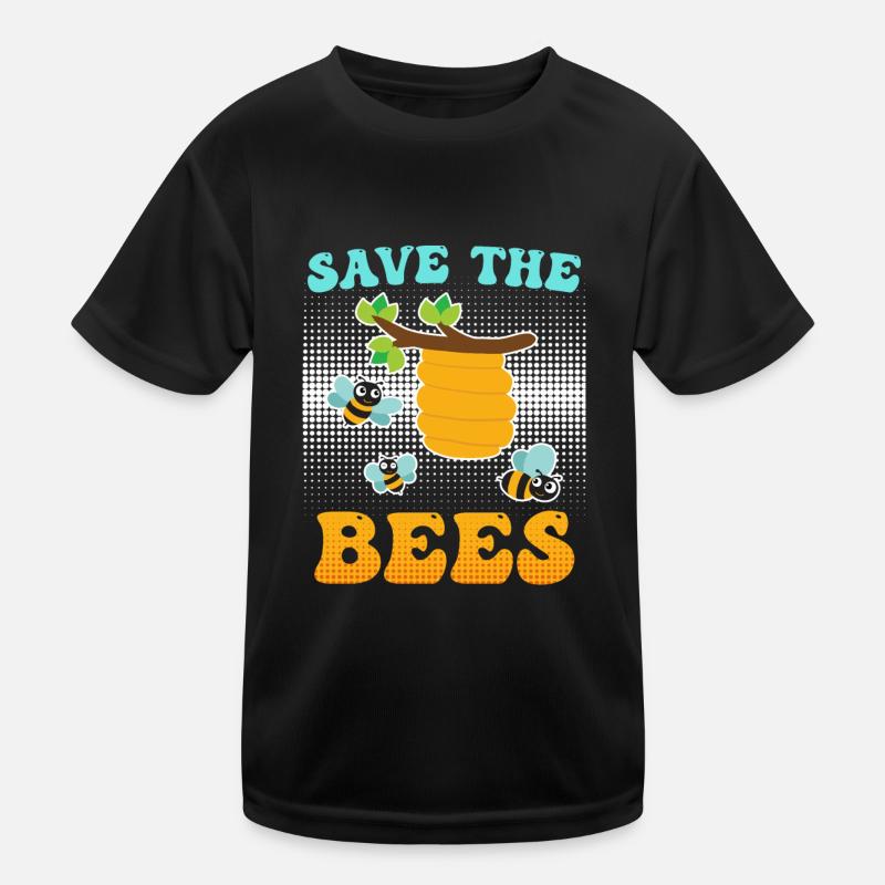 Journée de la Terre de Conservation Save the Bees T-shirt sport Enfant
