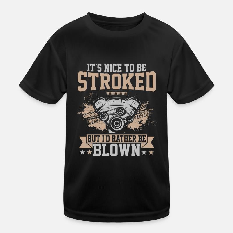 Es Ist Schön Gestreichelt Zu Werden - Auto Kinder Funktions-T-Shirt