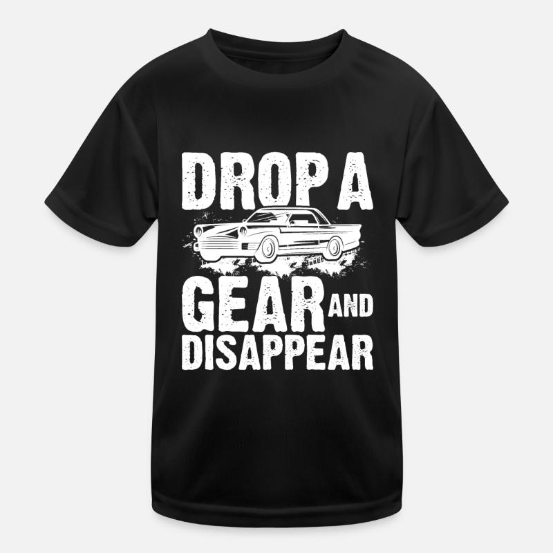 Shifting down a gear and disappearing - Auto Kids Functional T-Shirt