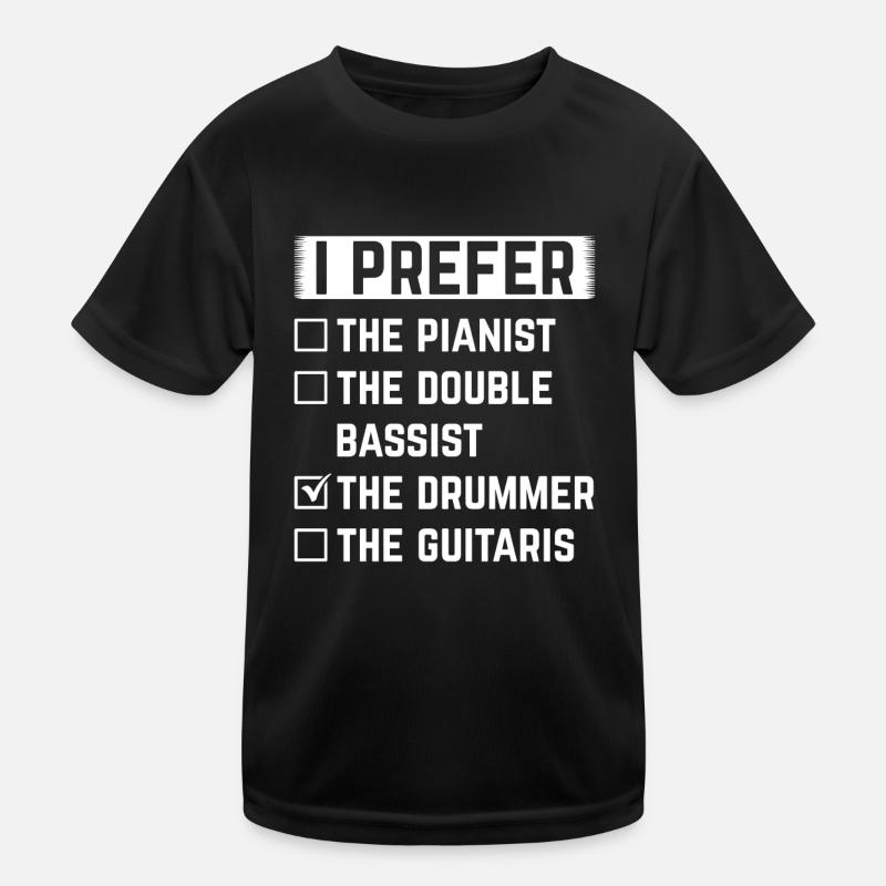 Je préfère le batteur batteur batteur batteur T-shirt sport Enfant