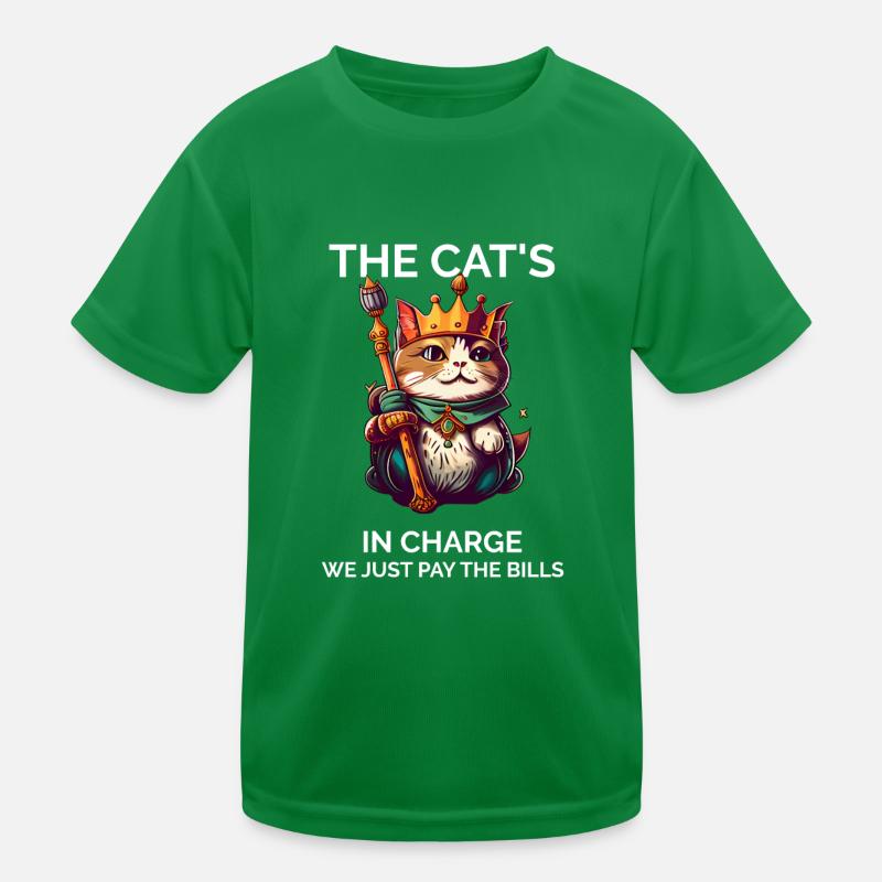 Maman chatte fière T-shirt sport Enfant
