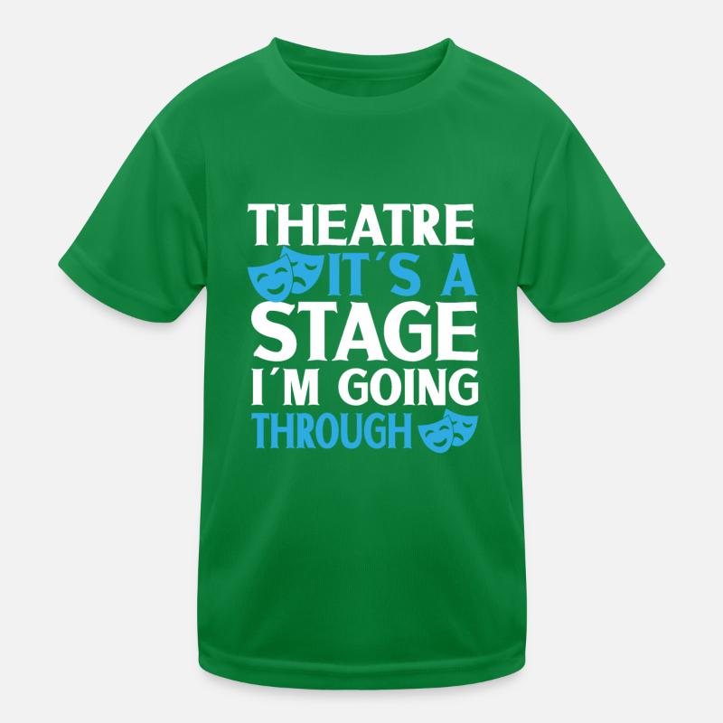Theaterlehrer Schauspiellehrer Kinder Funktions-T-Shirt