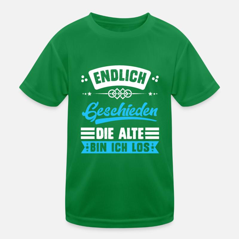 Finally divorced divorce party divorce Kids Functional T-Shirt