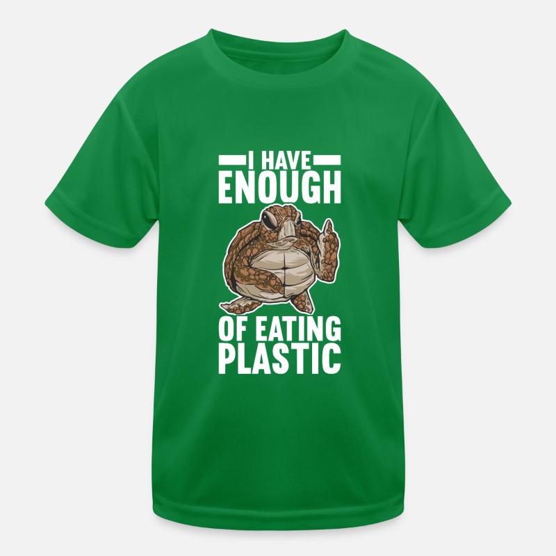 Angry Turtle Kinder Funktions-T-Shirt