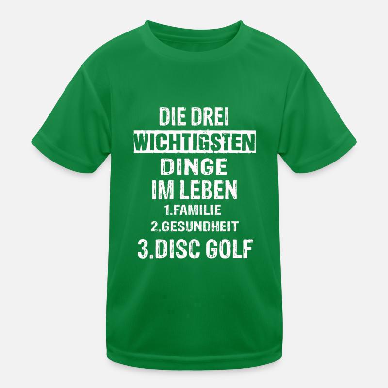 Disc Golf Kinder Funktions-T-Shirt