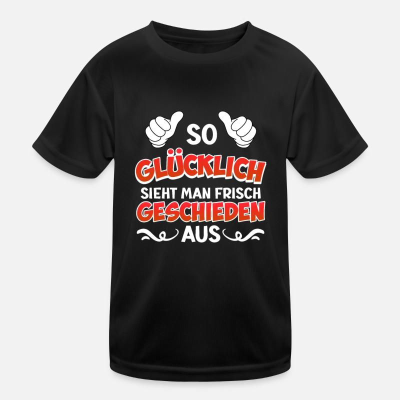 Scheidungsparty frisch geschieden Scheidung Kinder Funktions-T-Shirt