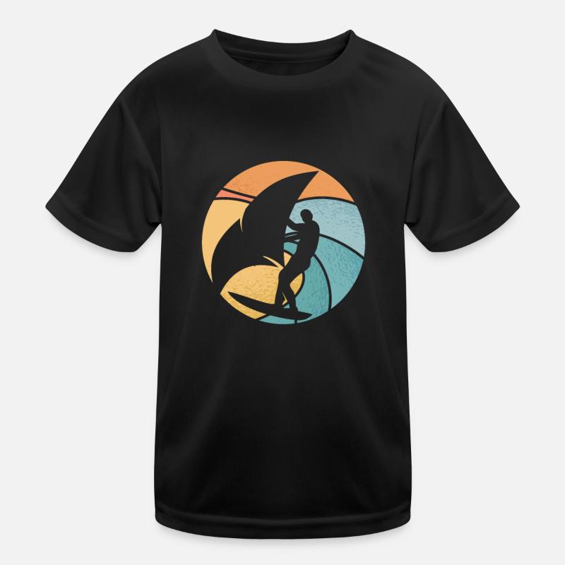 Wingsurfen Auf Einer Welle Kinder Funktions-T-Shirt