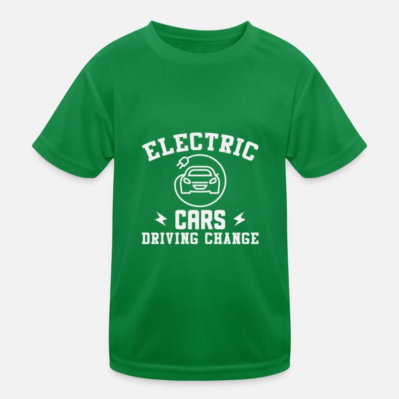 Véhicule électrique Les voitures électriques comme moteur de changement T-shirt sport Enfant