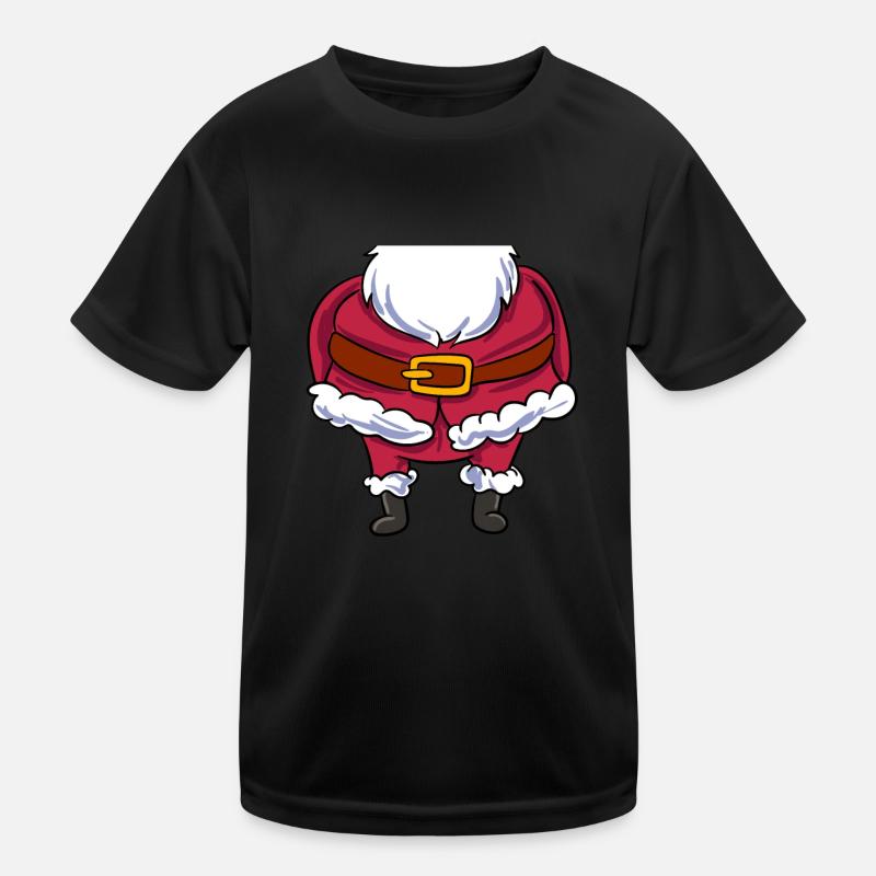 Weihnachtsmann-Kostüm Kinder Funktions-T-Shirt