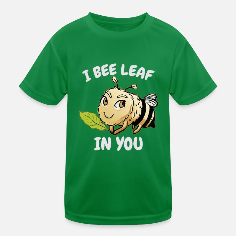 Ich bienenblatt in dir Kinder Funktions-T-Shirt