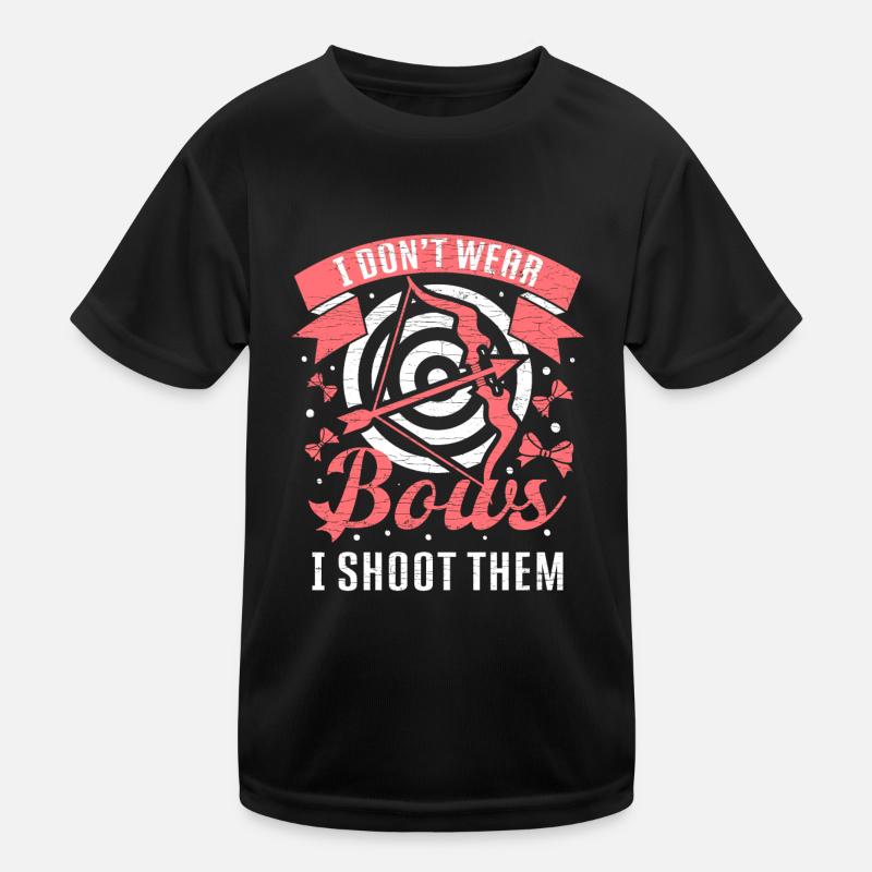 Bogenschießen Geschenk Bogensport Kinder Funktions-T-Shirt
