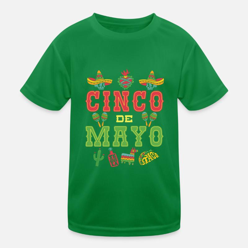Cinco De Mayo Kids Functional T-Shirt