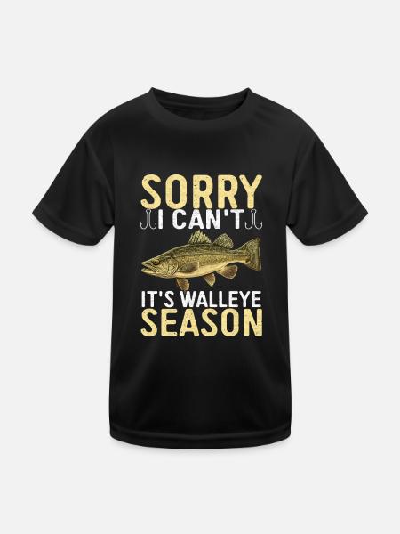 Anglers Fishing Fishermen - Kids Functional T-Shirt - black - Front