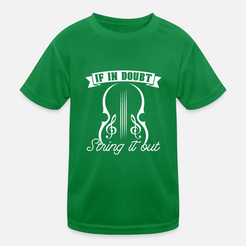 Violin Violin Strings Kids Functional T-Shirt