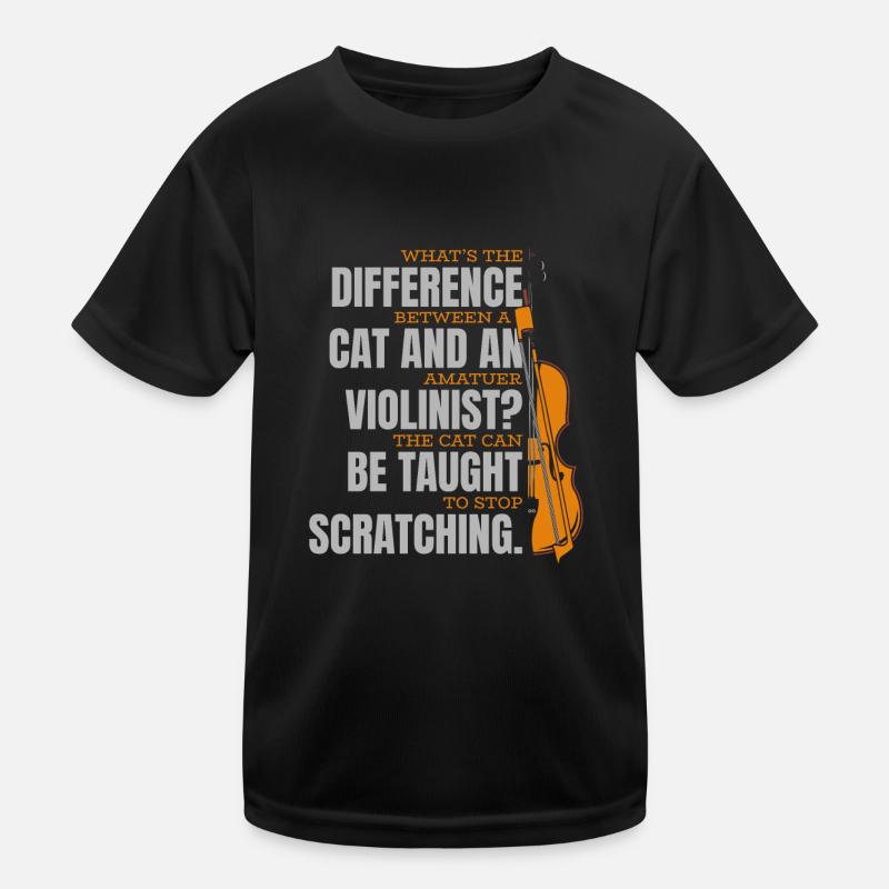 Violon Violon Drôle T-shirt sport Enfant