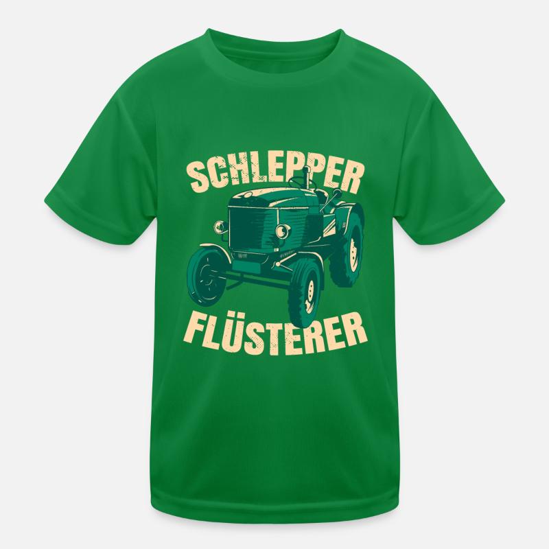 Schlepper Flüsterer Kinder Funktions-T-Shirt