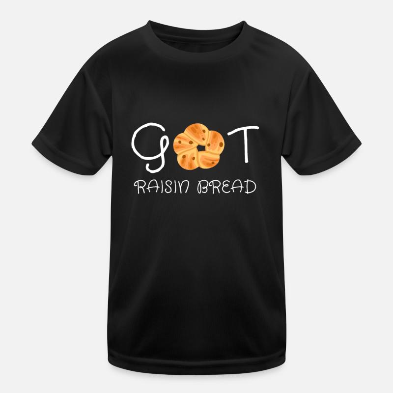 Cuisson du pain aux raisins secs T-shirt sport Enfant