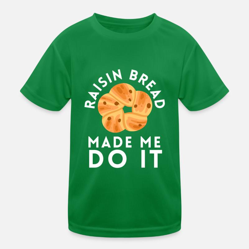 Baking Raisin Bread Kinder Funktions-T-Shirt