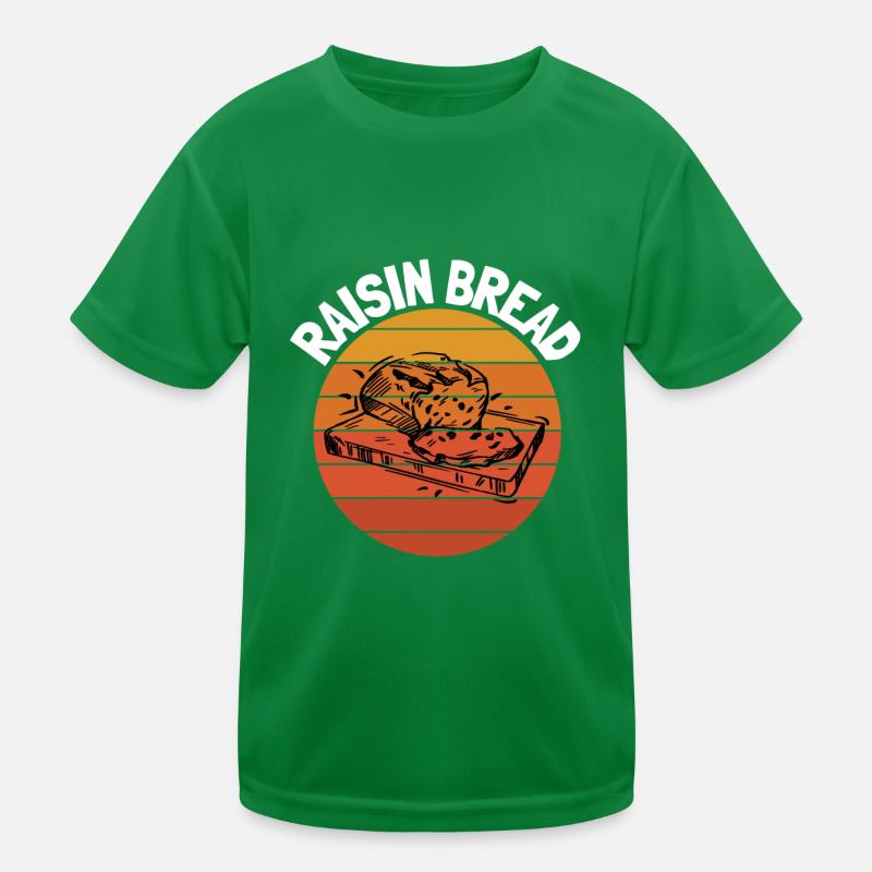 Baking Raisin Bread Kids Functional T-Shirt