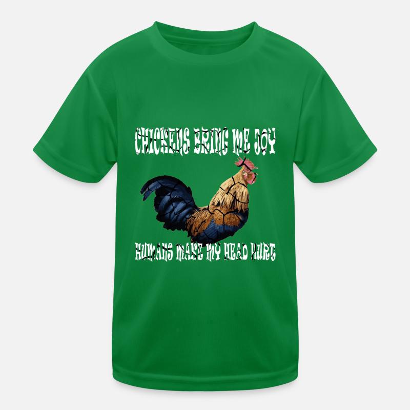Chicken Whisperer Chicken Lover Kids Functional T-Shirt