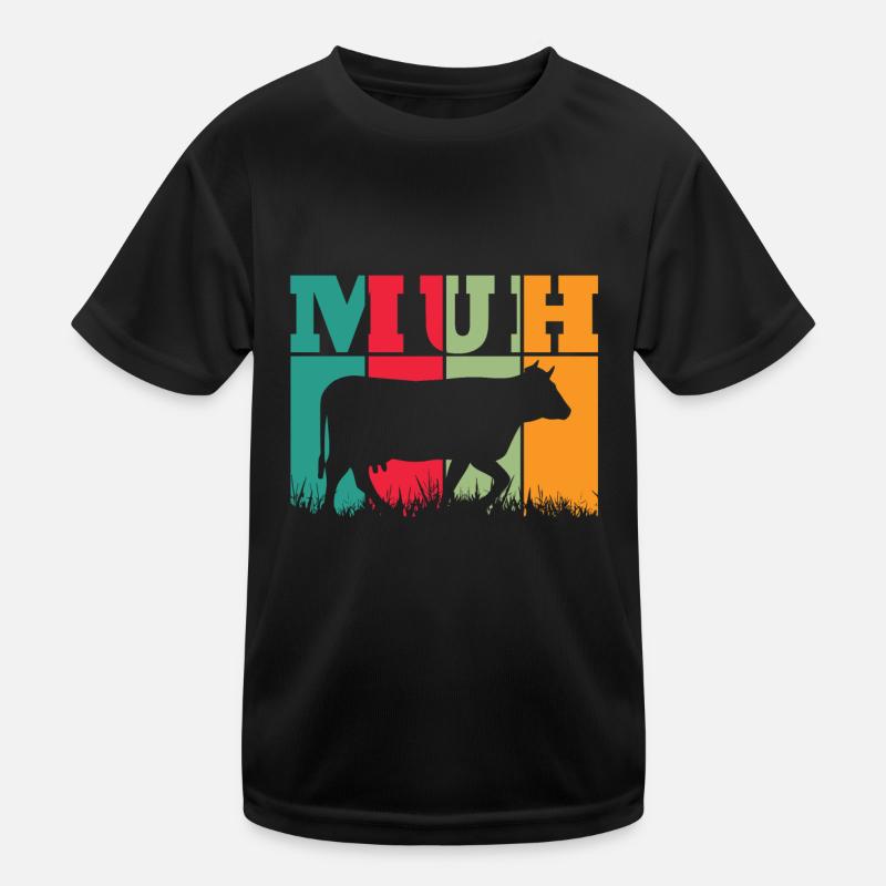 Muh Kuh Kinder Funktions-T-Shirt