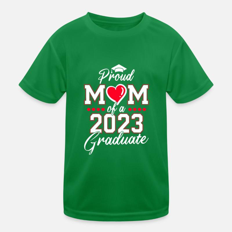 Stolze Mutter eines Jahrgangs 2023 Kinder Funktions-T-Shirt