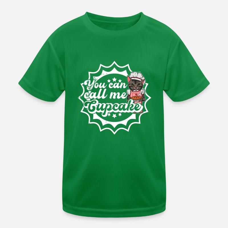 Baker Baking Cat Hobby Baker Dessert Cake Kids Functional T-Shirt