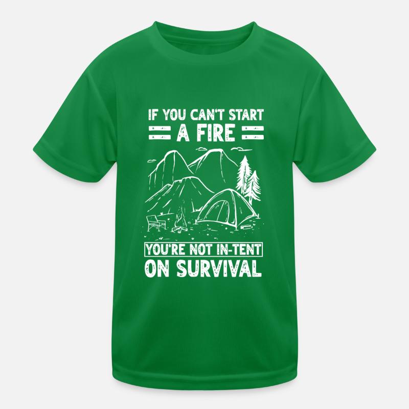 Fantastic bushcraft saying Kids Functional T-Shirt