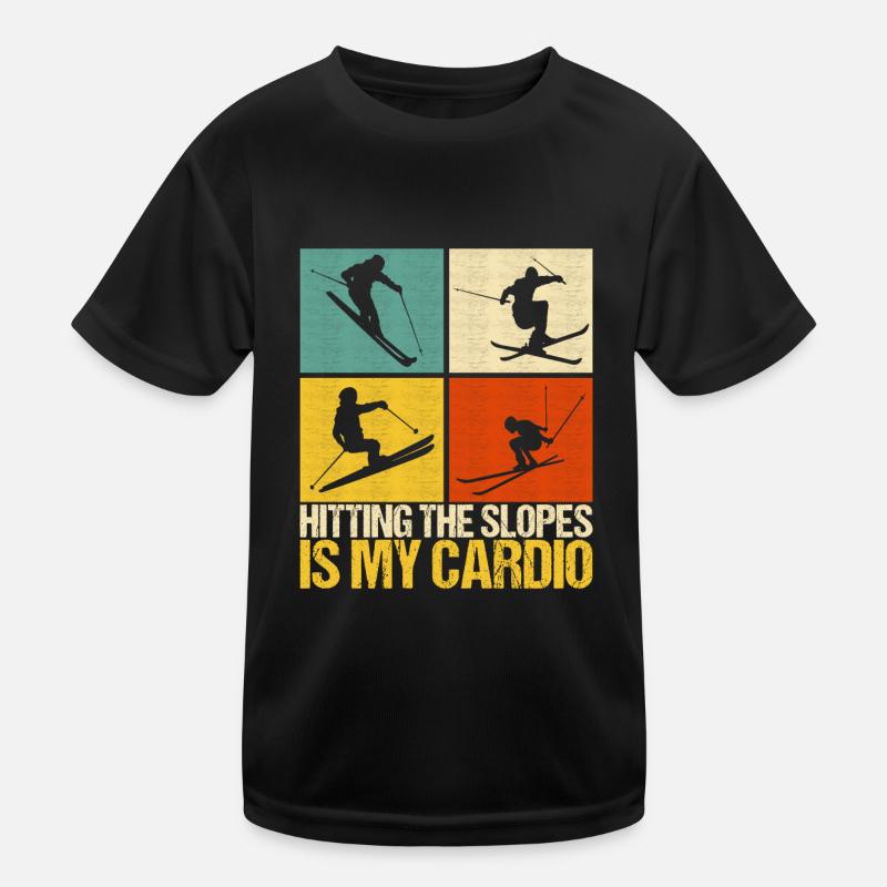 Skiers Kids Functional T-Shirt