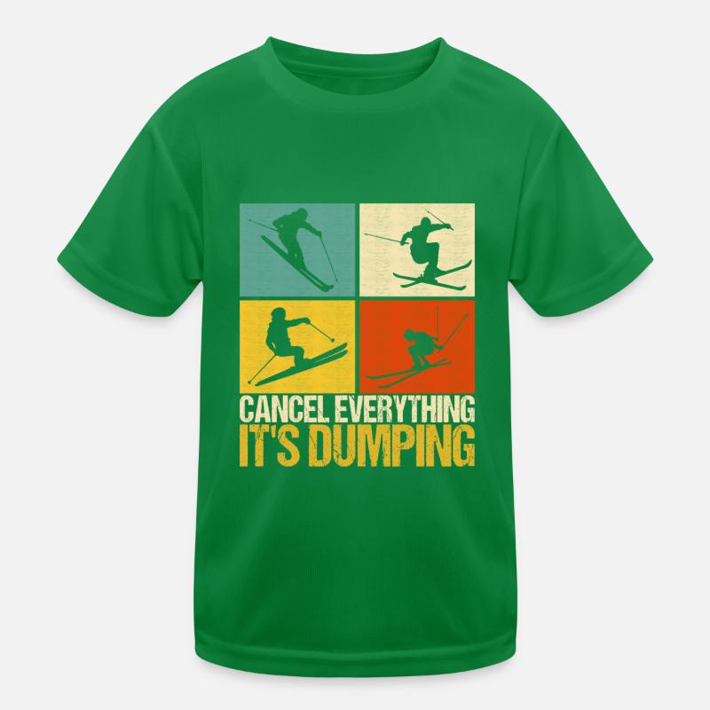 Skiers Kids Functional T-Shirt