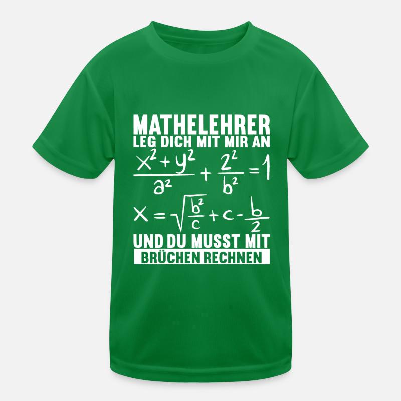 Mathe Mathelehrer Kinder Funktions-T-Shirt