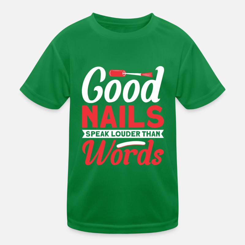 Vernis à ongles Nail Design Manucure Nail Studio Nails T-shirt sport Enfant