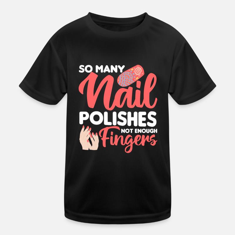Vernis à ongles Nail Design Manucure Nail Studio Nails T-shirt sport Enfant