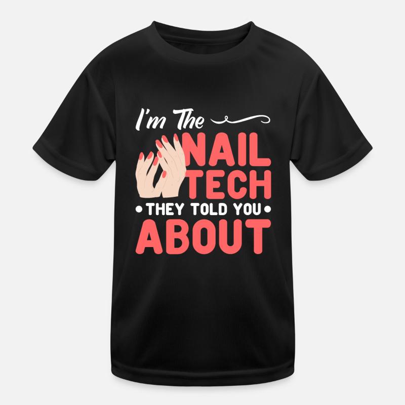 Vernis à ongles Nail Design Manucure Nail Studio Nails T-shirt sport Enfant