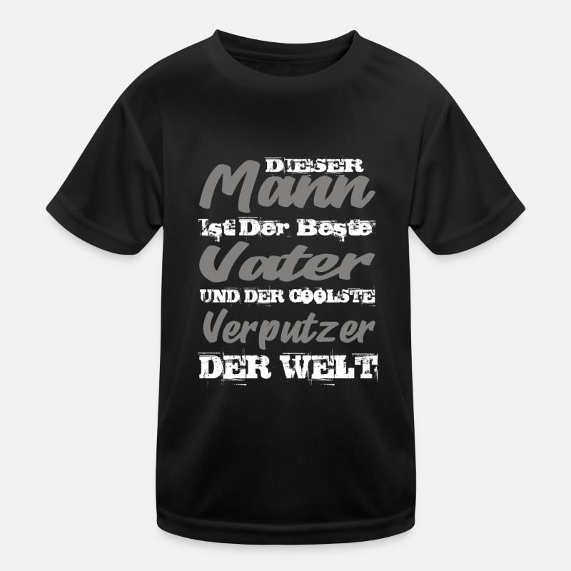 Verputzer Kinder Funktions-T-Shirt