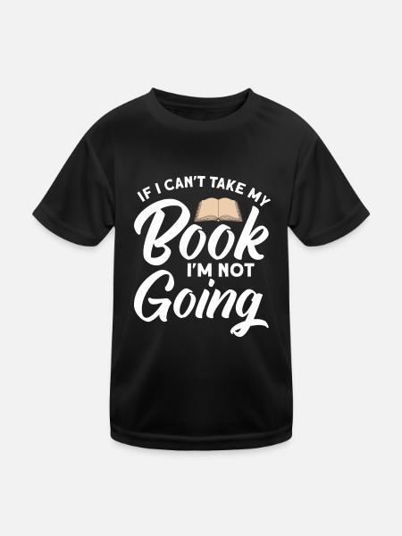 Rat de bibliothèque Livres Lire Livre Rat de bibliothèque - T-shirt sport Enfant - noir - Devant