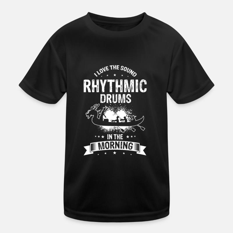 Drachenboot und Drachenboot Crew Kinder Funktions-T-Shirt